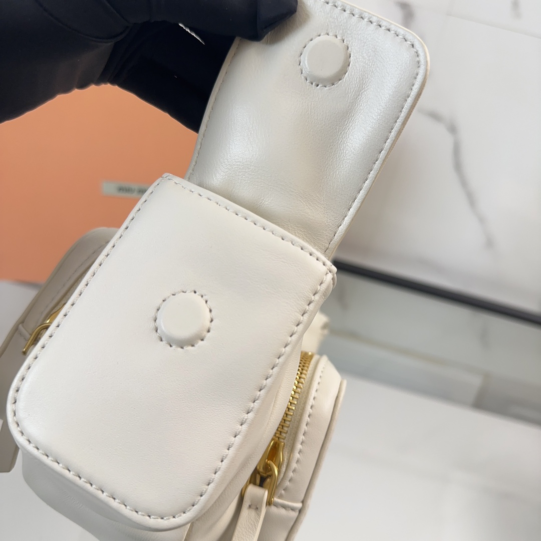 [Copy]ミュウミュウ「Miu Miu」Matelassé バイカー バッグ