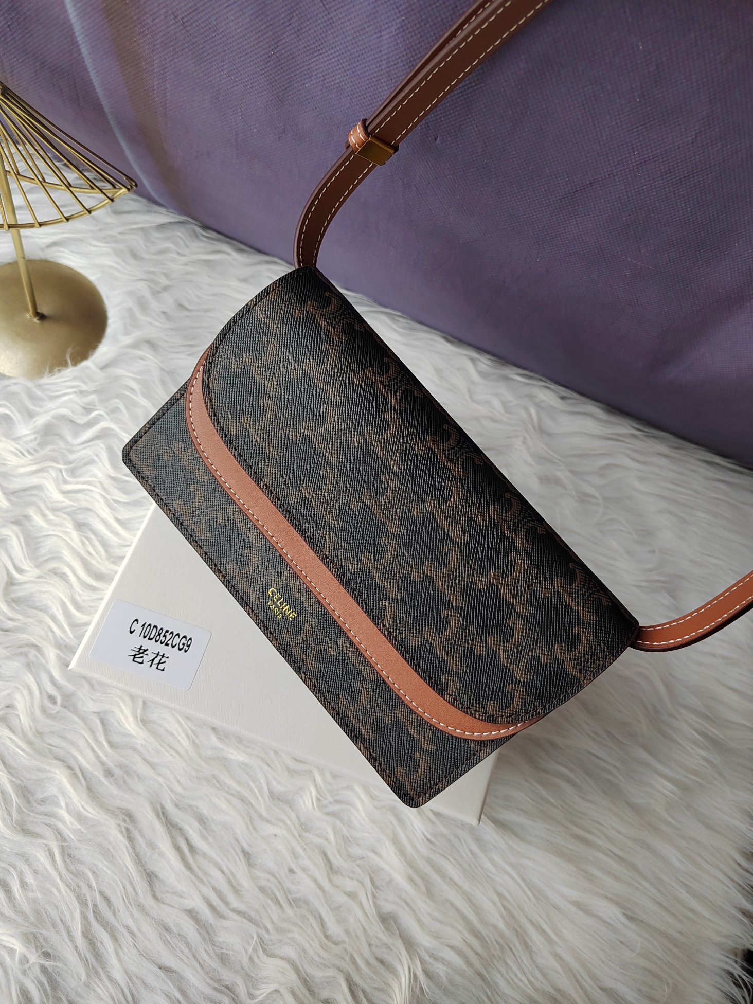 セリーヌ「Celine」老花のミニバッグです