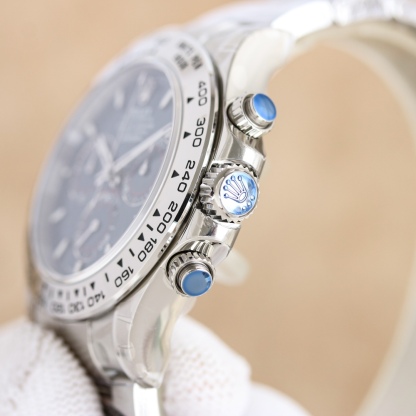 ロレックス「Rolex」 コスモグラフ デイトナ ホワイトゴールド&ブルーダイヤル メンズウォッチ40mm