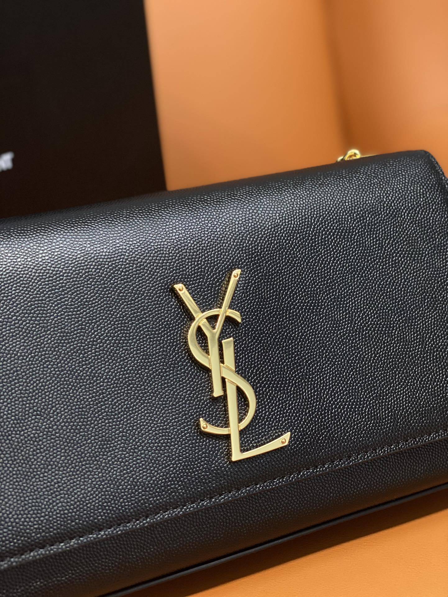サンローラン「Saint Laurent」‌ KATE アップグレード版 キャビアレザー チェーンバッグ