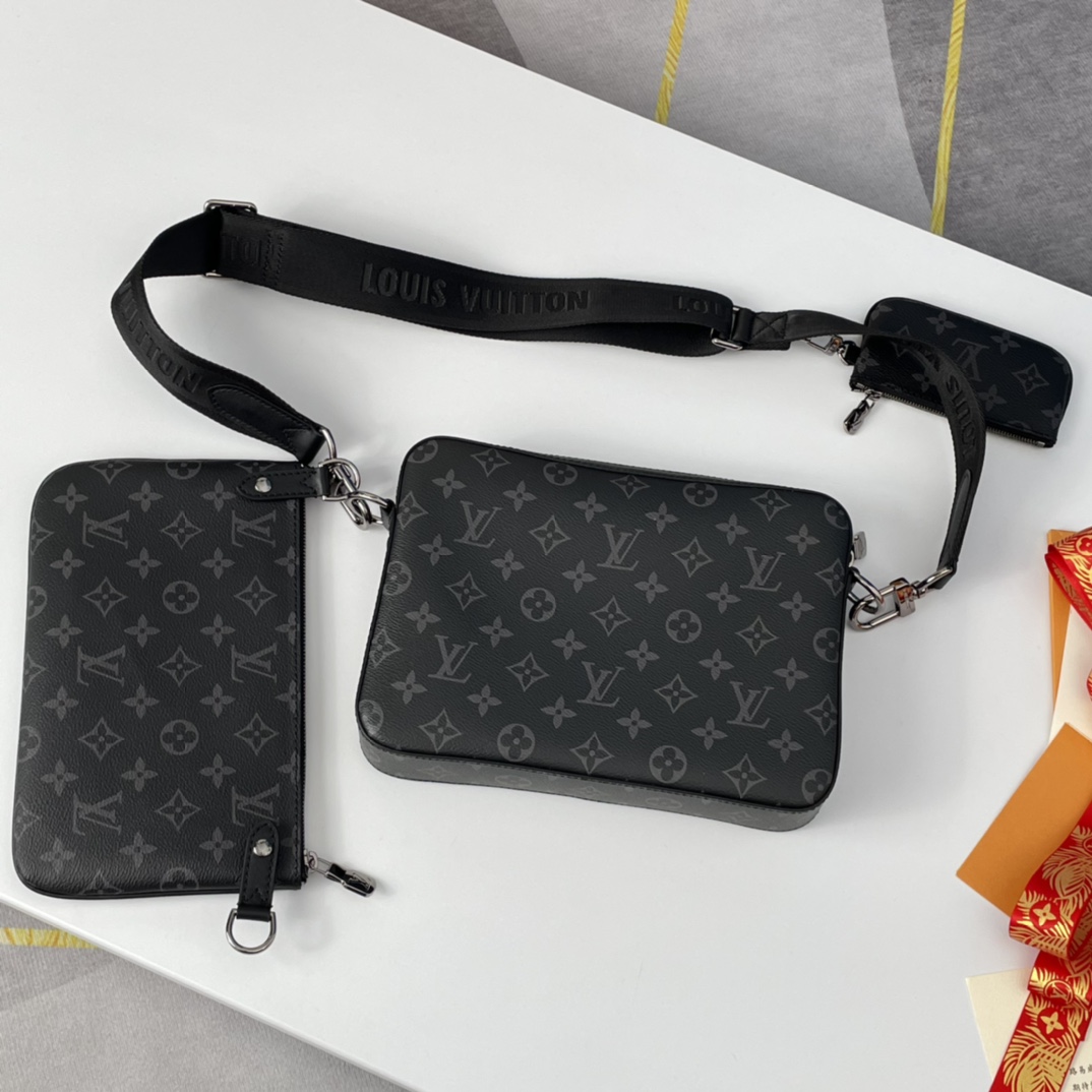 ルイ・ヴィトン「Louis Vuitton」スタイリッシュ メッセンジャーバッグ