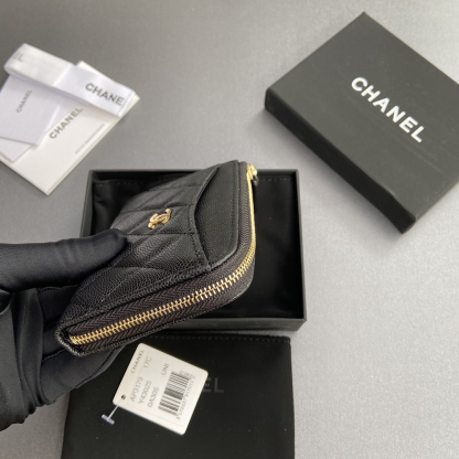 シャネル「Chanel」クラシック ジップアラウンド カードケース