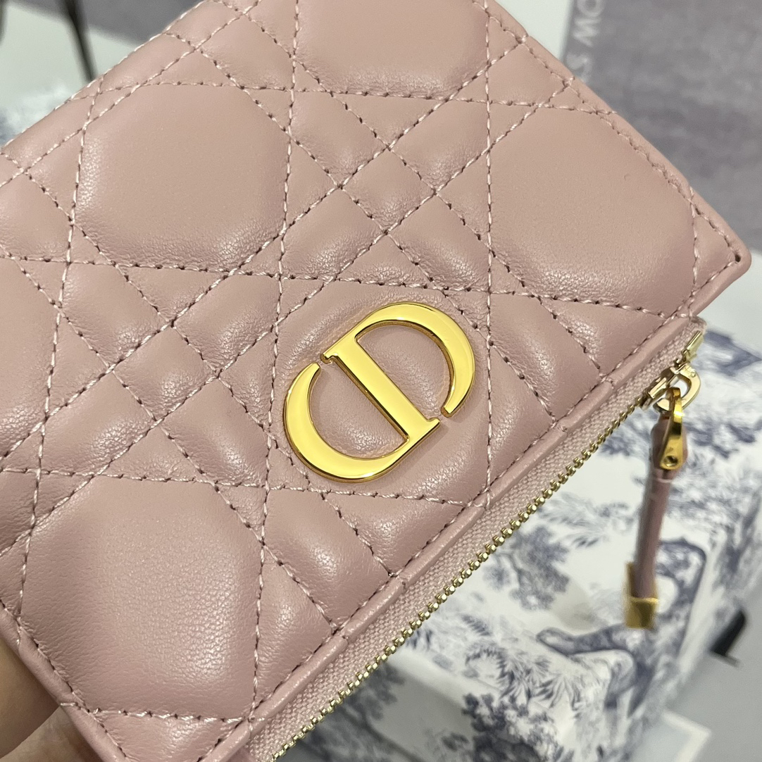 ディオール「Dior」30モンターニュ ダリア ウォレット ラムスキン