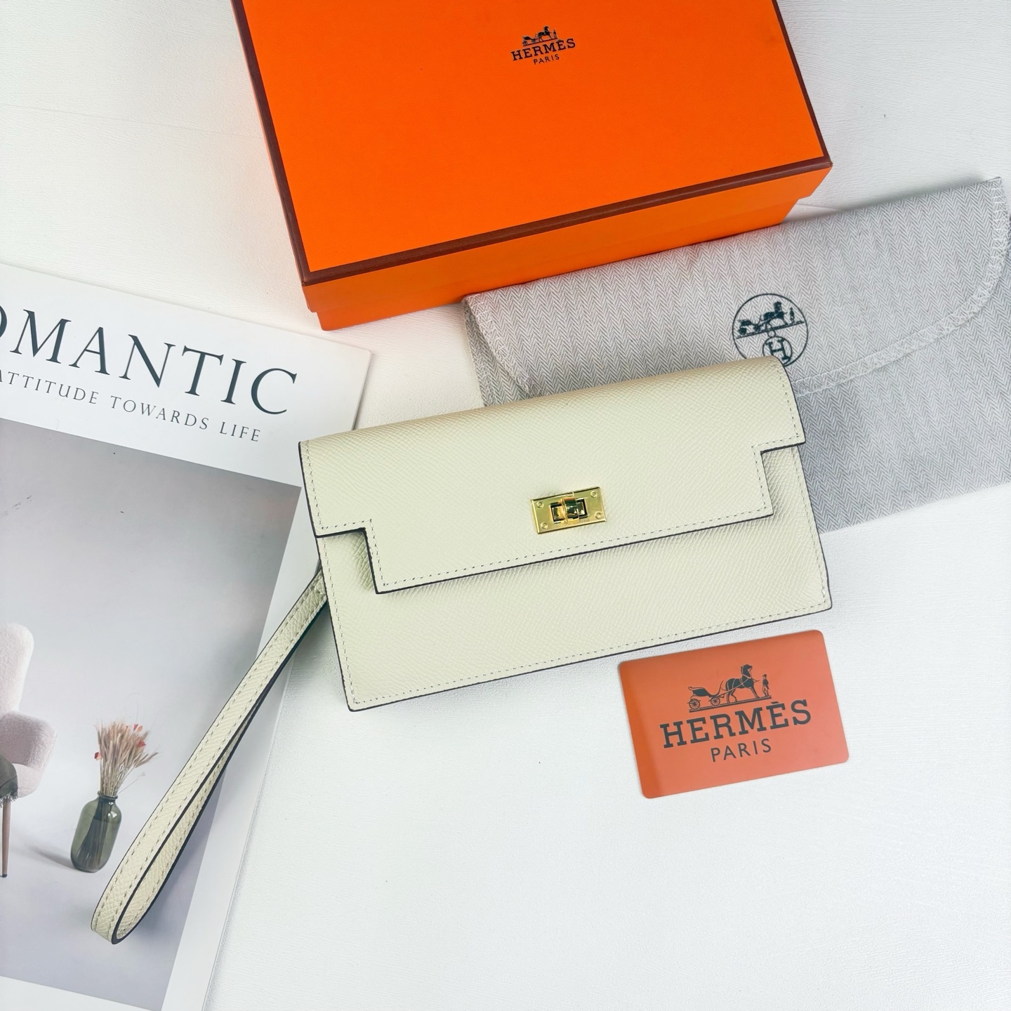 エルメス「Hermès」Kelly ポケット長財布 10色