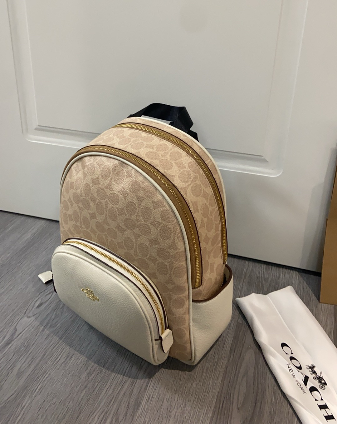 コーチ「Coach」COURT デニム&レザー バックパック