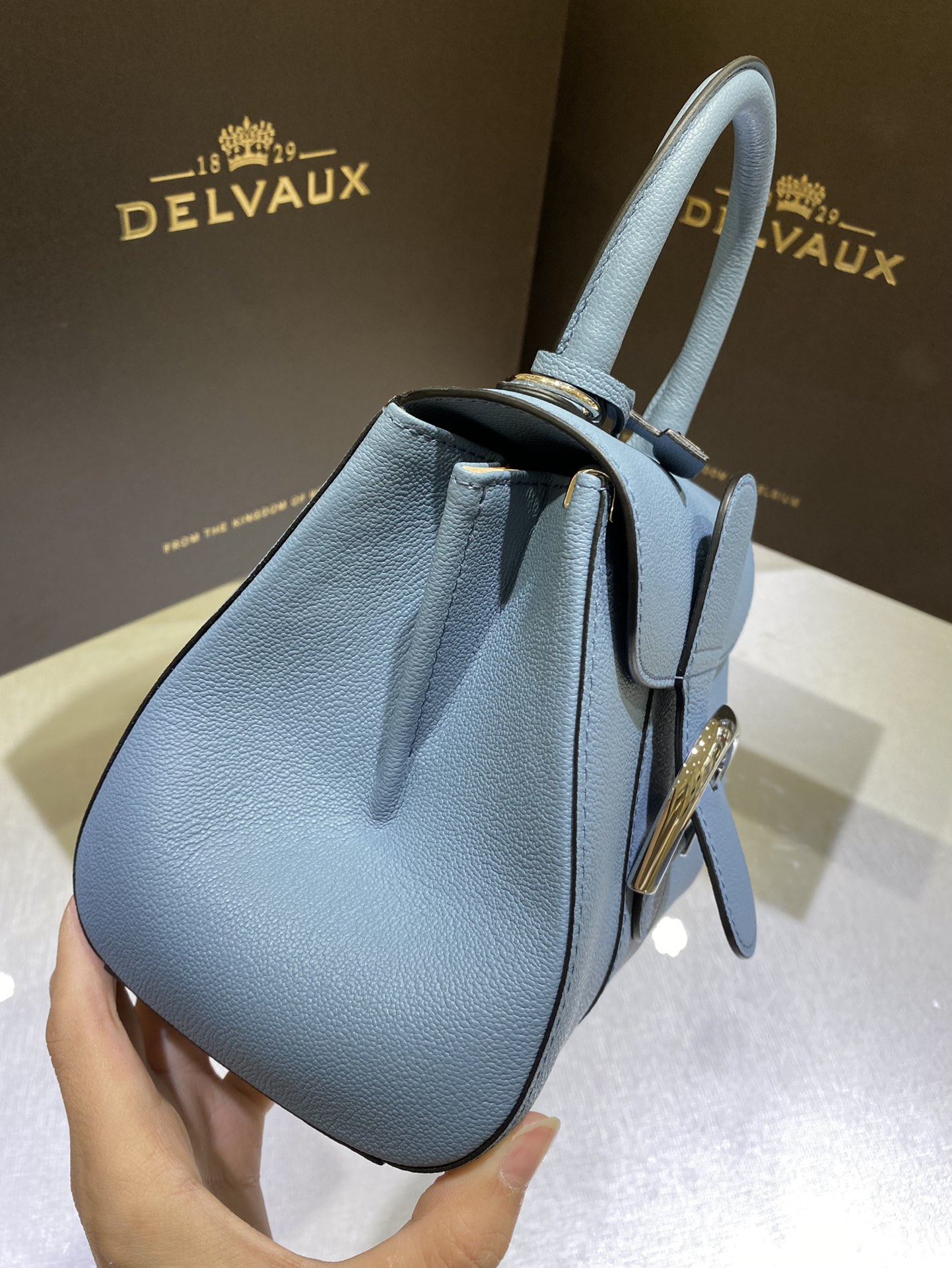 デルヴォー「Delvaux」Brillant Mini Pacific ショルダーバッグ