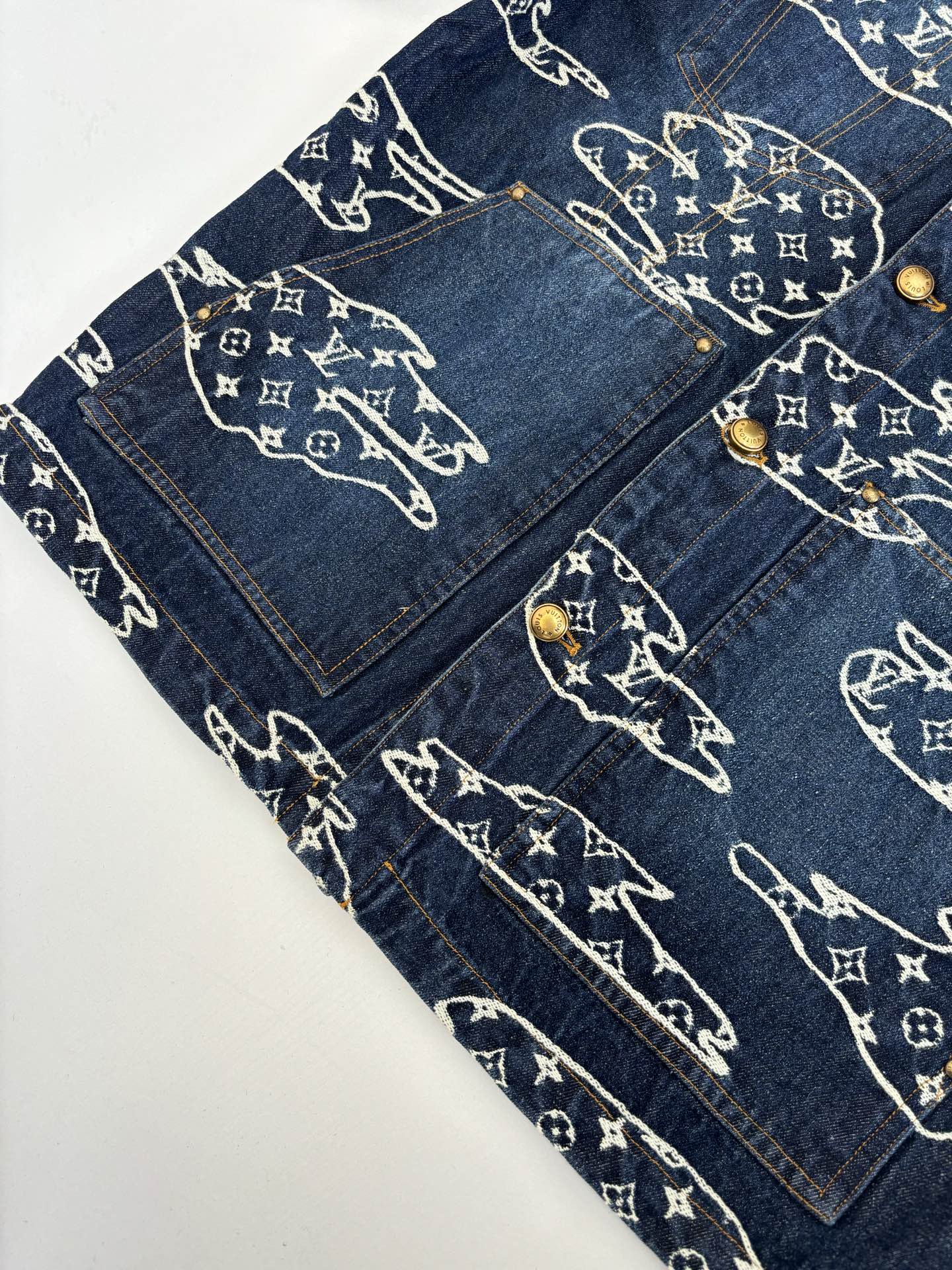 ルイ・ヴィトン「Louis Vuitton」SS25 クラウドジャカード デニムジャケット