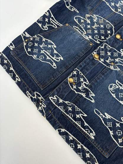 ルイ・ヴィトン「Louis Vuitton」SS25 クラウドジャカード デニムジャケット