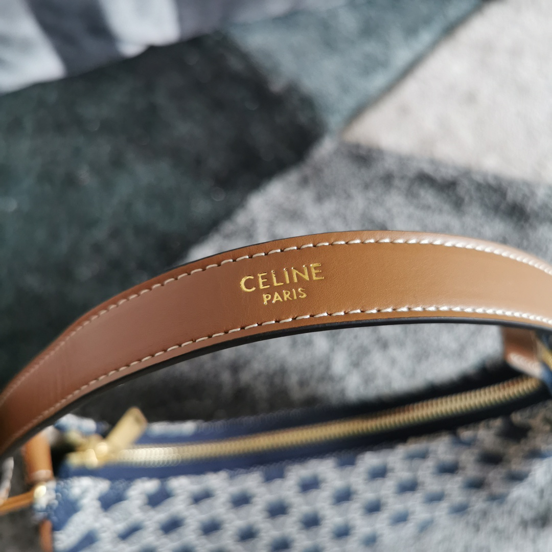 セリーヌ「Celine」AVA デニム ショルダーバッグ