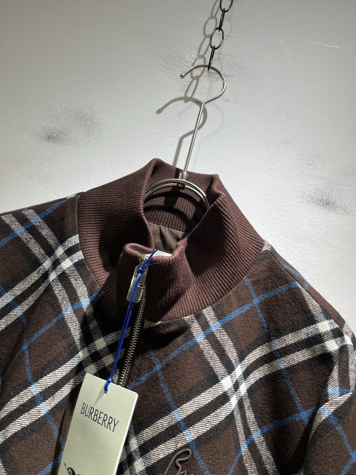 バーバリー「Burberry」 25FW レザー トラック ジャケット