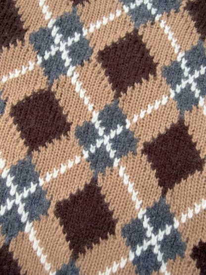 プラダ「Prada」カラーブロックジャカードニットトップ