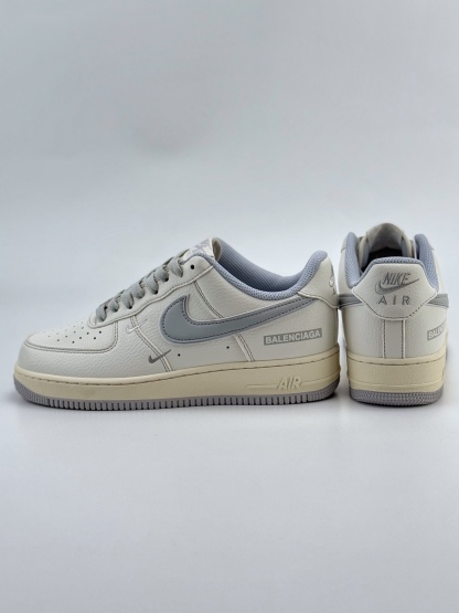「コラボモデル」Balenciaga x NikeAir Force 1 Low 07 'Double Swoosh' スニーカー