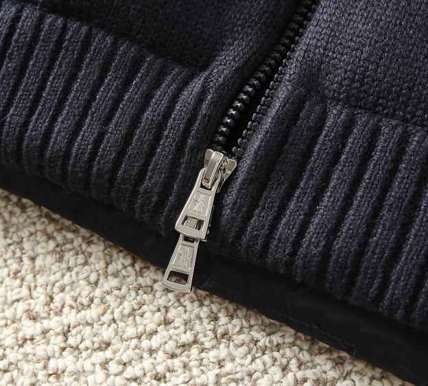 モンクレール「Moncler」2025年秋冬新作 ウールニットパネル ダウンジャケット