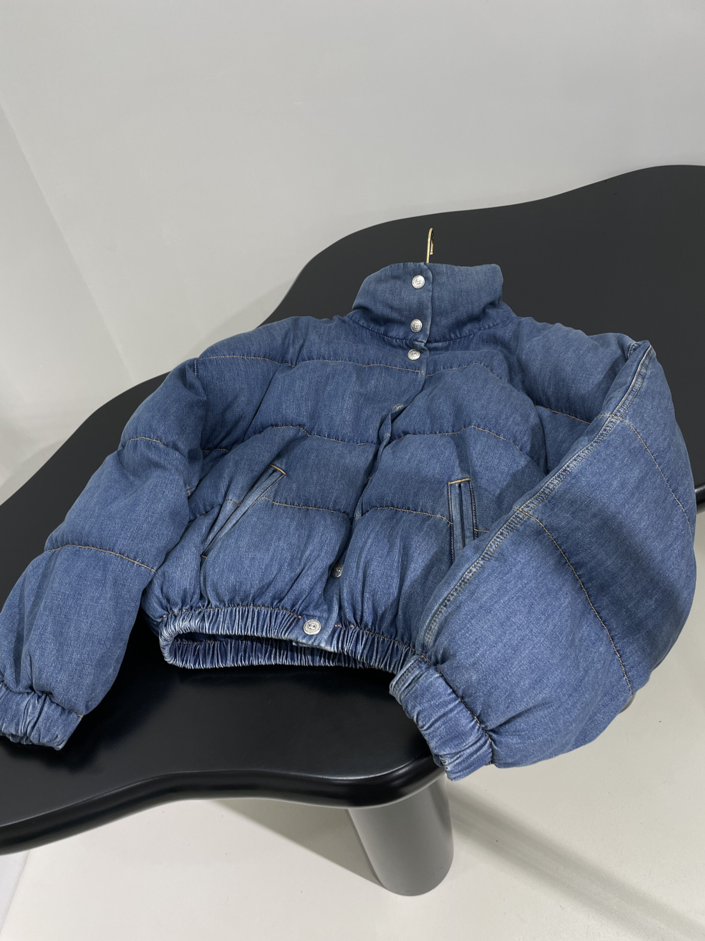 シャネル「Chanel」Coco Neige デニム キルトド ジャケット