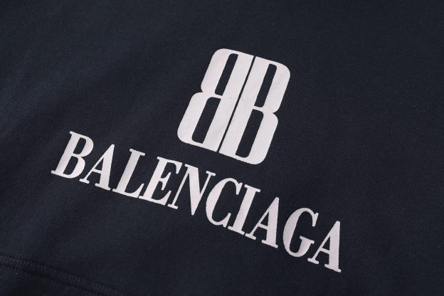 バレンシアガ「Balenciaga」ダブルB プリント パーカ