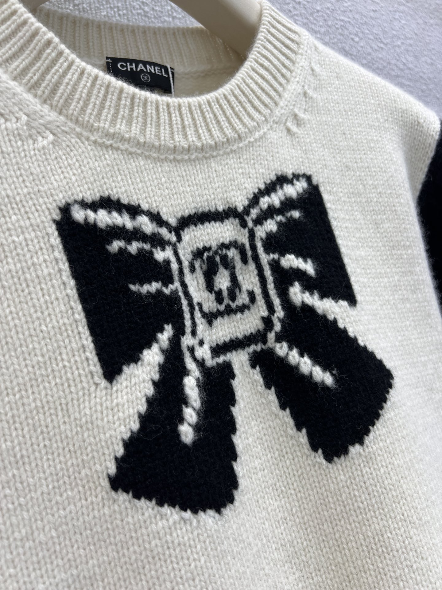 シャネル「Chanel」ダブルC リボン ニット セーター