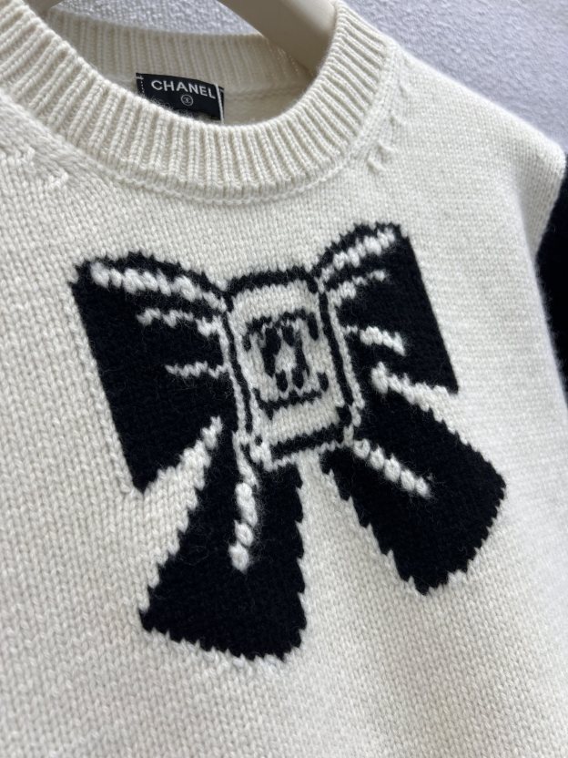 シャネル「Chanel」ダブルC リボン ニット セーター