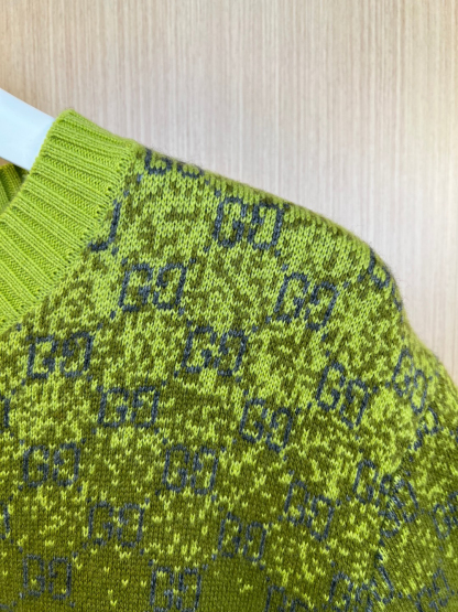 グッチ「Gucci」デグラデ ジャカード ニット セーター