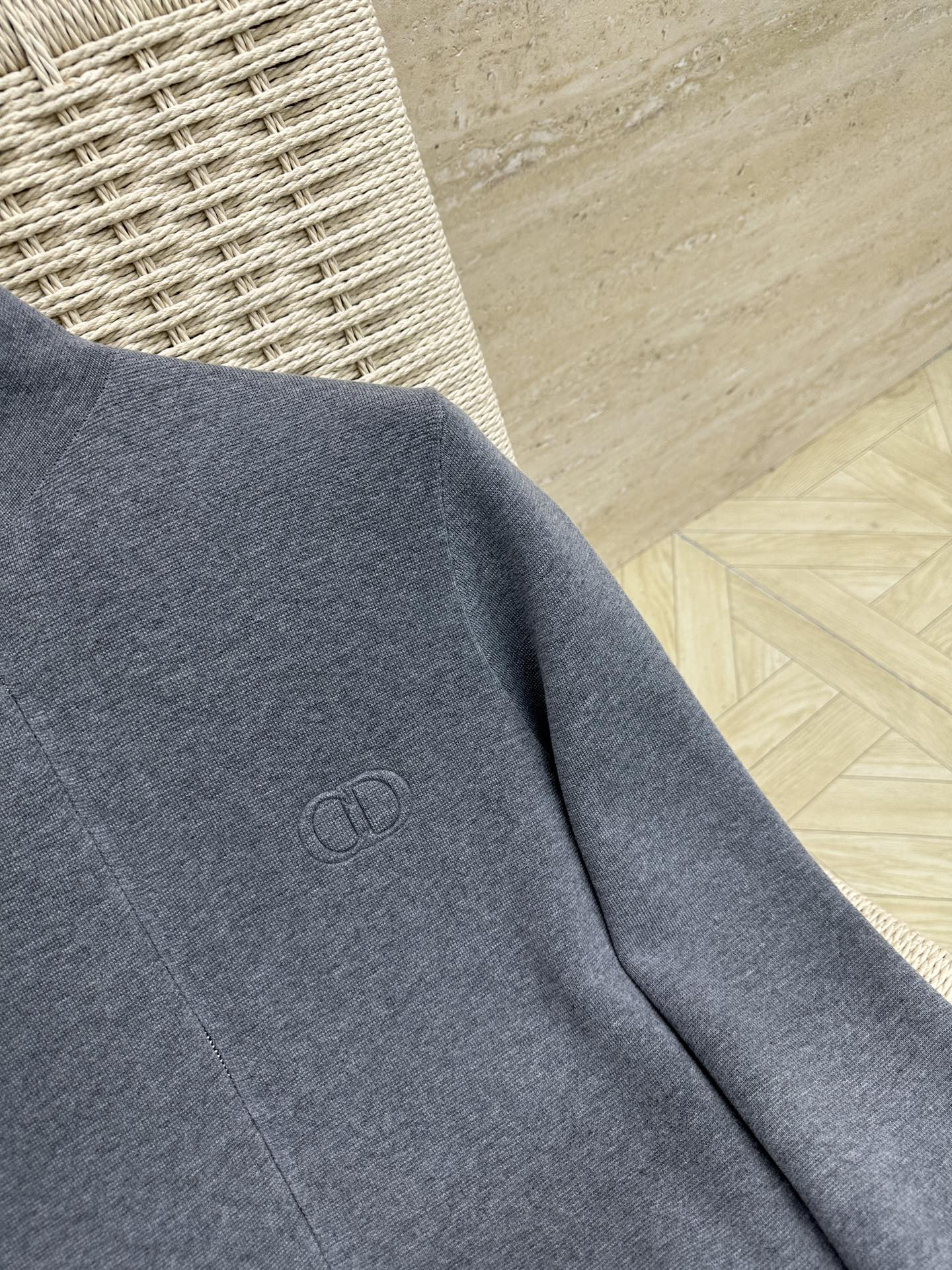 ディオール「Dior」ジップアップ ニット カーディガン