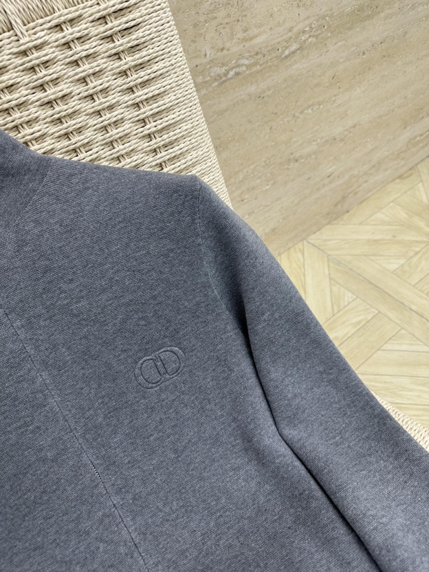 ディオール「Dior」ジップアップ ニット カーディガン