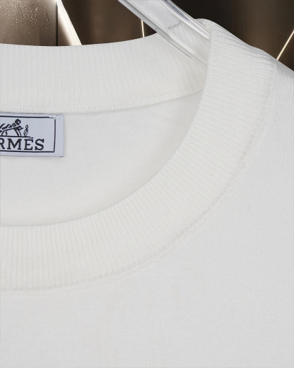 エルメス「Hermès」エンブレム ロゴ ロングスリーブ ニット