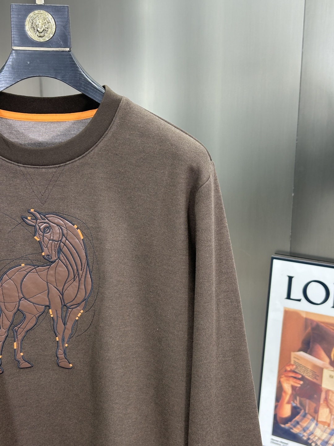 エルメス「Hermès」ウールブレンド クルーネック スウェットシャツ