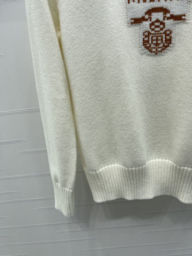 プラダ「Prada」レター ロゴ クルーネック セーター