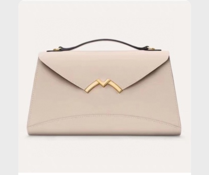 モイナ「Moynat」Réjane レザートートバッグ