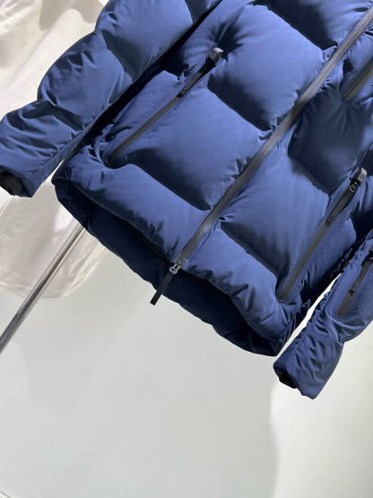 ディオール「Dior」スタンドカラー ジャカード キルト ダウン ジャケット