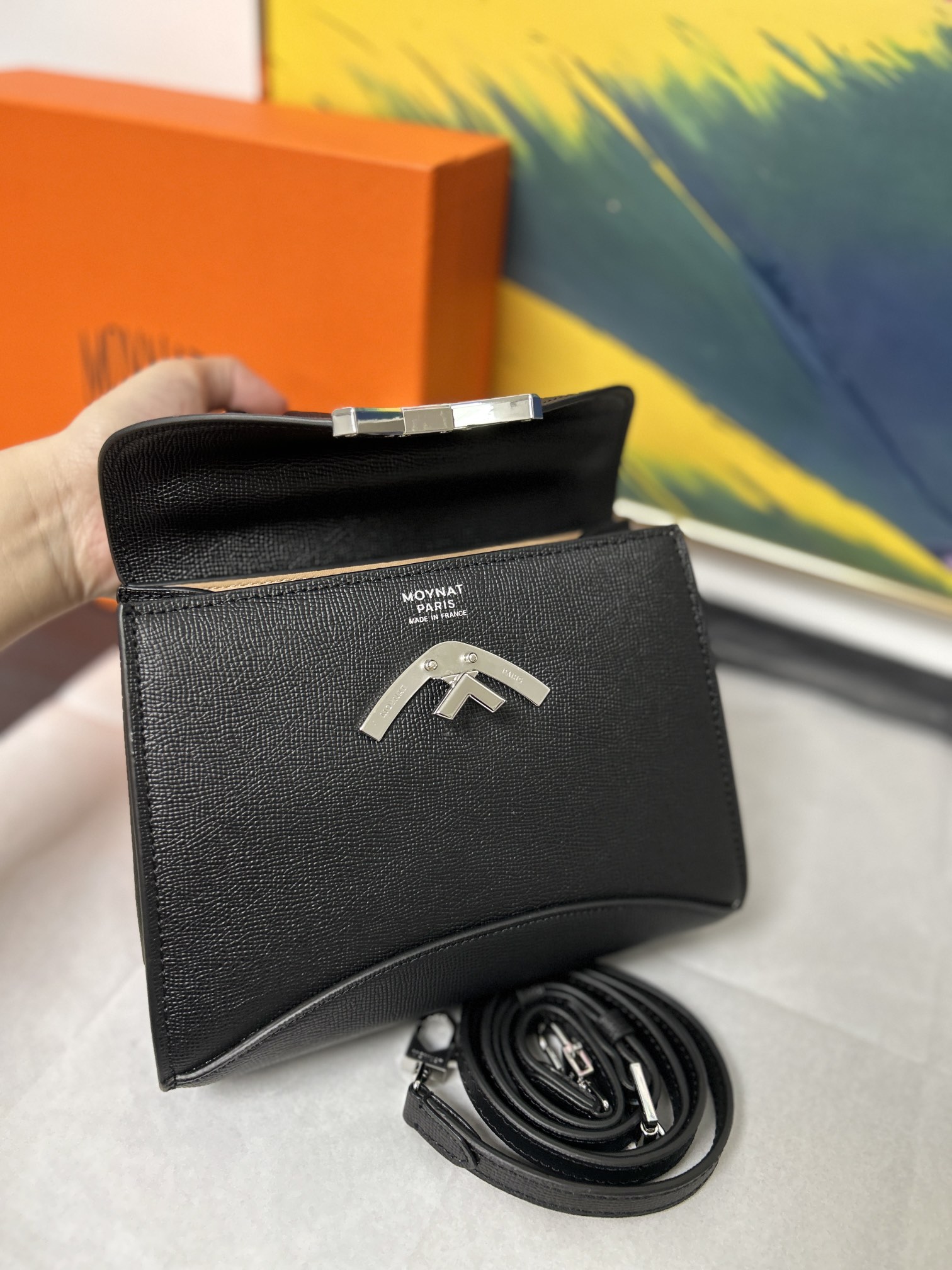 モイナ「Moynat」Gabrielle ハンドバッグ