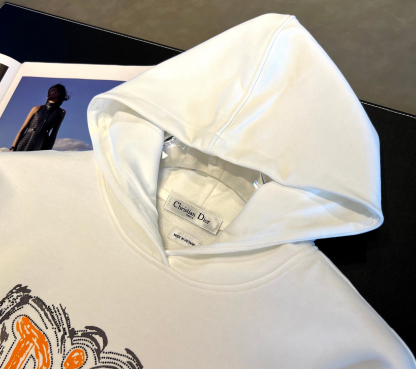 ディオール「Dior」フリース フーデッド スウェットシャツ