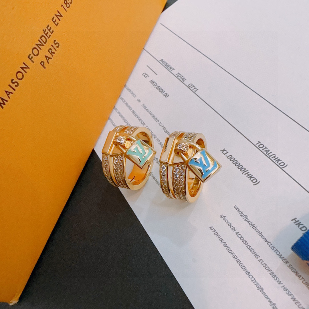 ルイ・ヴィトン「Louis Vuitton」ユニセックス ヴィンテージ モチーフ リング