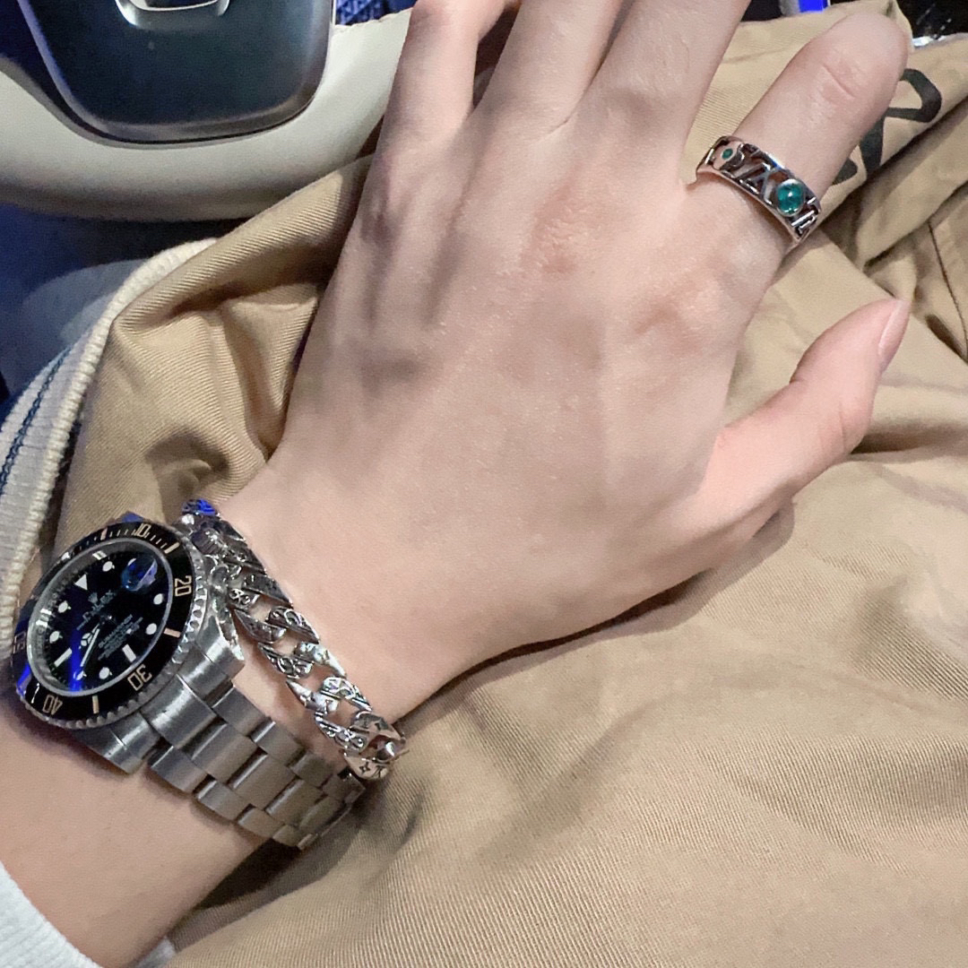 ルイ・ヴィトン「Louis Vuitton」Mosaic Chain リング