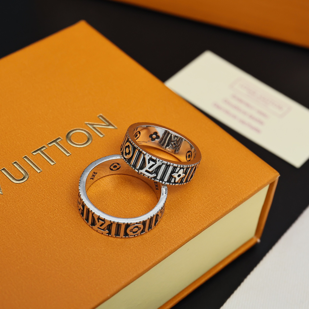 ルイ・ヴィトン「Louis Vuitton」Mosaic Chain リング