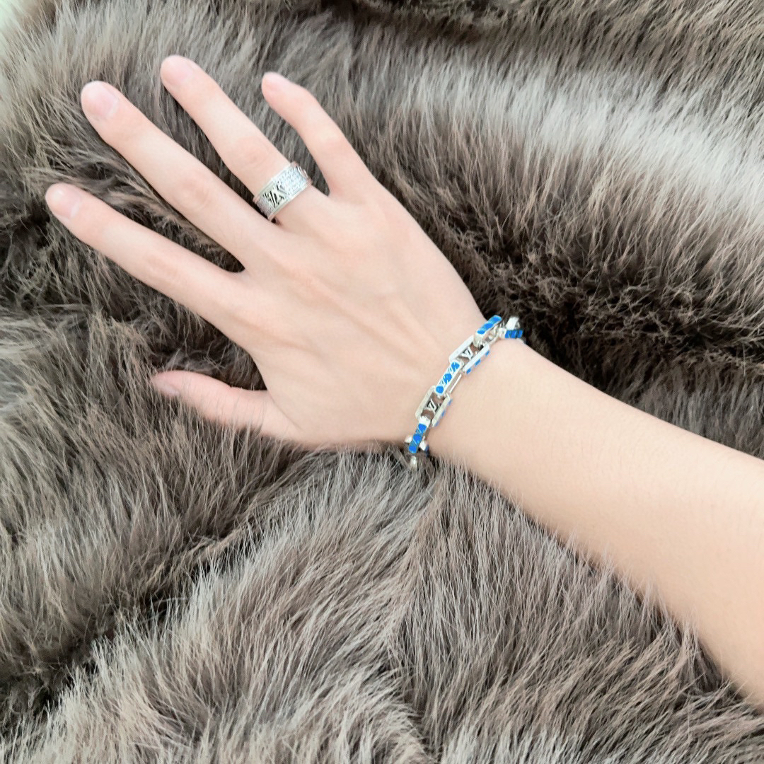 ルイ・ヴィトン「Louis Vuitton」Mosaic Chain リング