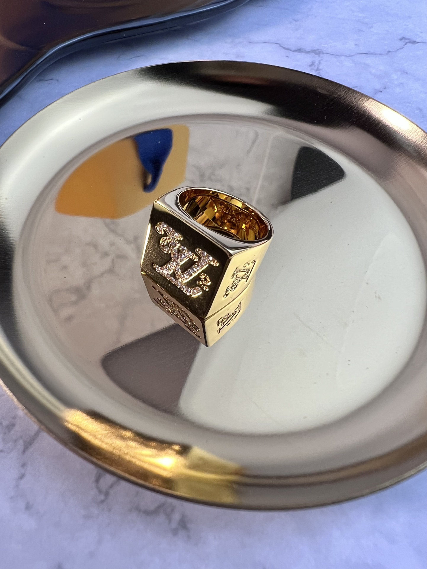 ルイ・ヴィトン「Louis Vuitton」Mosaic リング