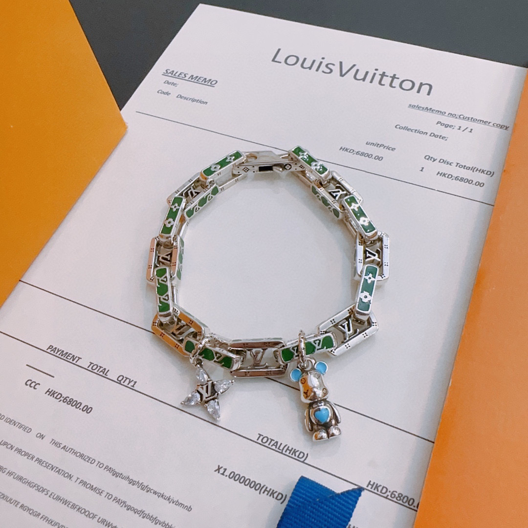 ルイ・ヴィトン「Louis Vuitton」Volt Curb Chain ブレスレット
