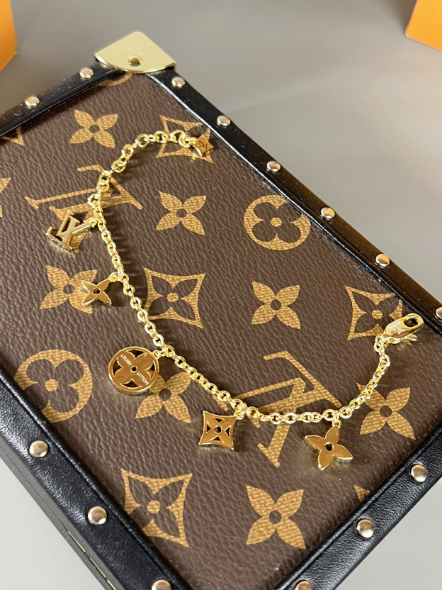ルイ・ヴィトン「Louis Vuitton」CIRDELサーゼルシャンパン クリスタル バングル