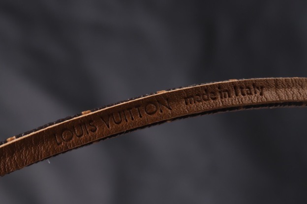 ルイ・ヴィトン「Louis Vuitton」Monogram レザーロープ ハートチャーム ブレスレット