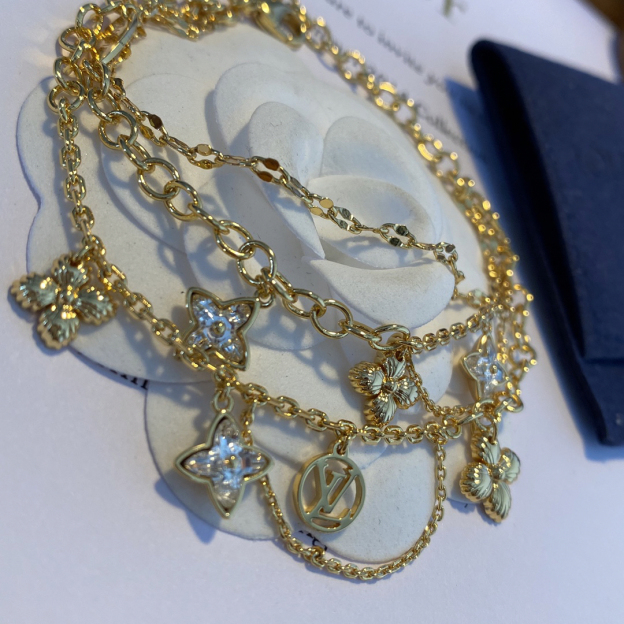 ルイ・ヴィトン「Louis Vuitton」Maestria マルチプルチェーンブレスレット