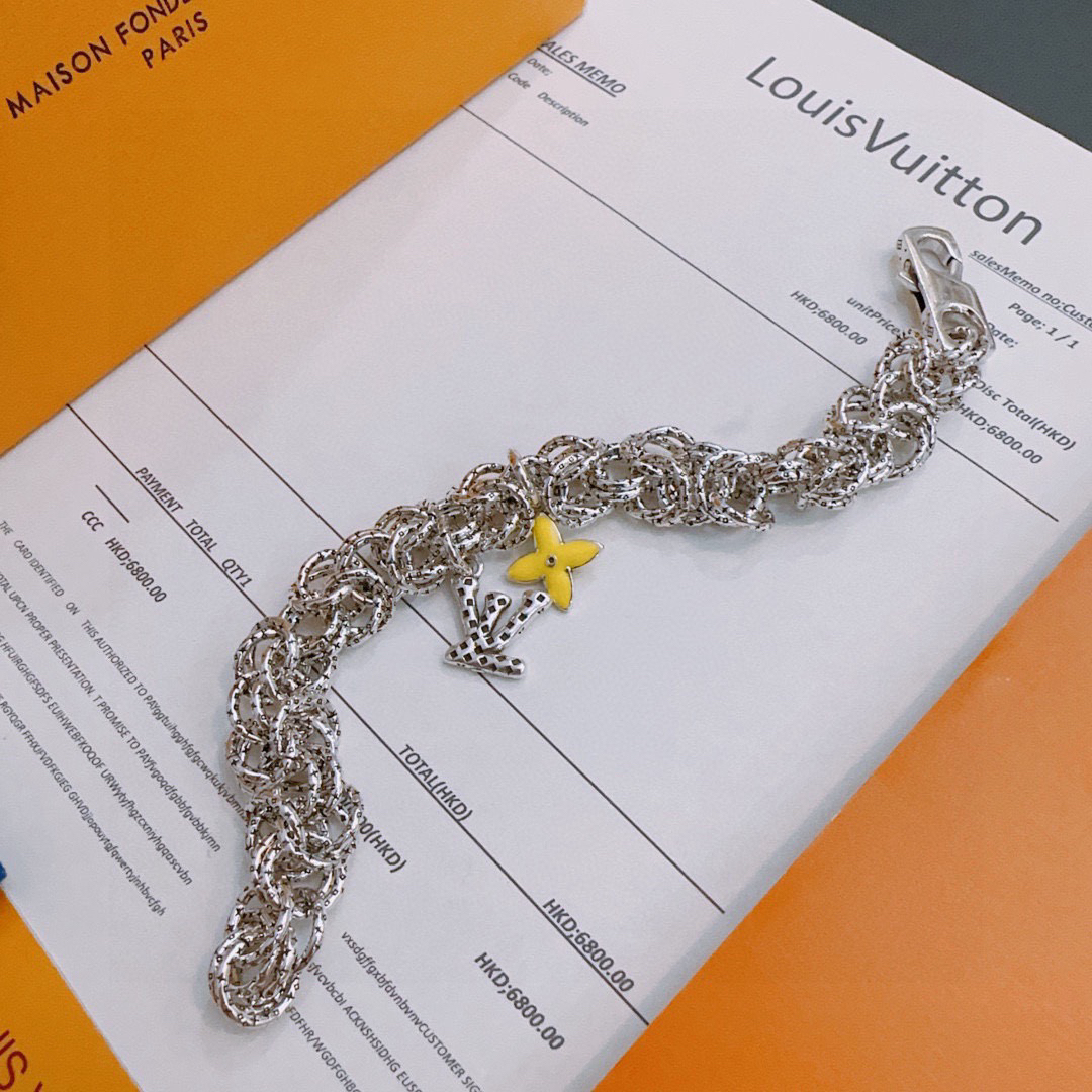 ルイ・ヴィトン「Louis Vuitton」Les Gastons Vuitton Gourmette ブレスレット