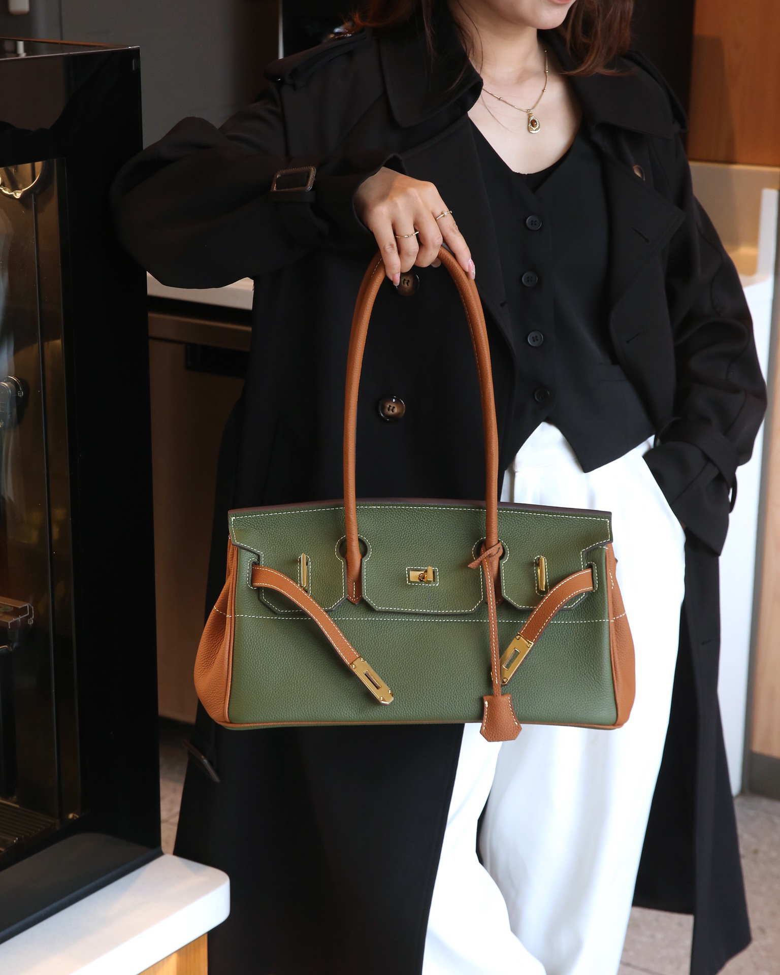 エルメス「Hermès」プラム バッグ ショルダーバッグ