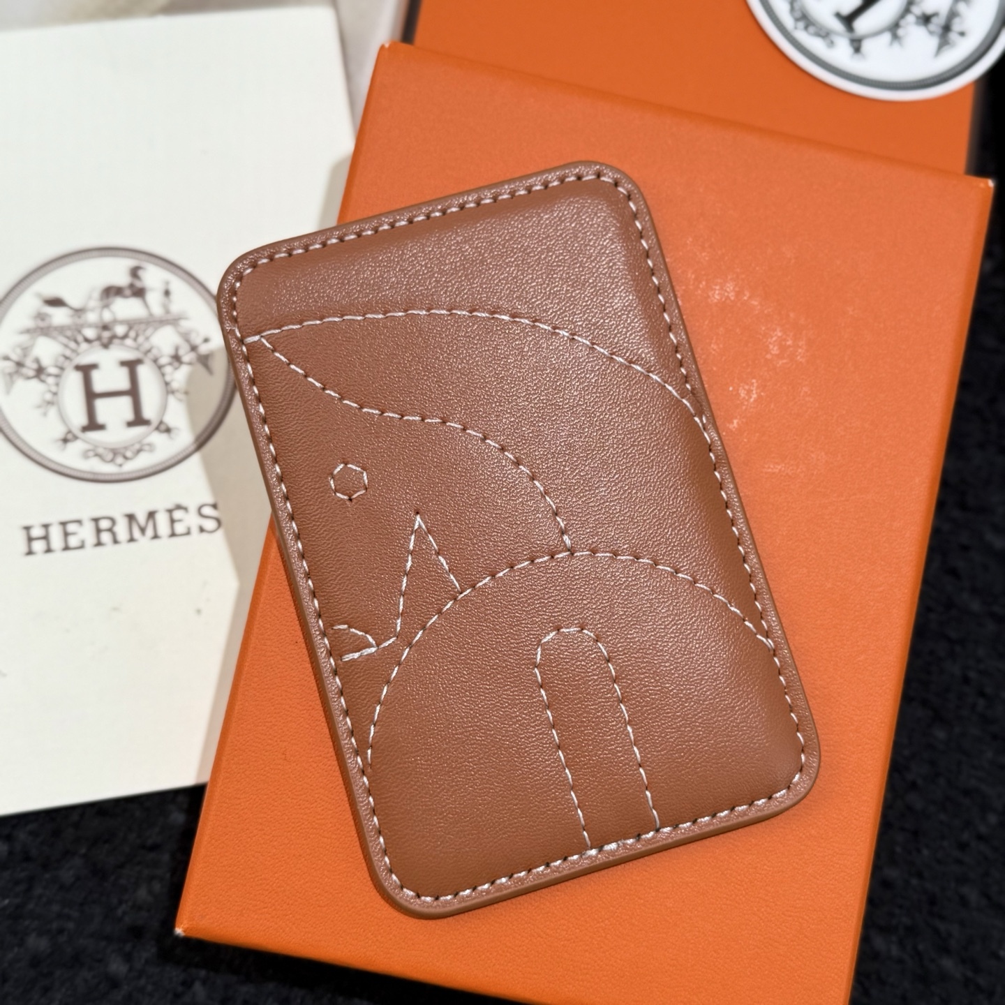 エルメス「Hermès」ストールナンバー MagSafe カードケース