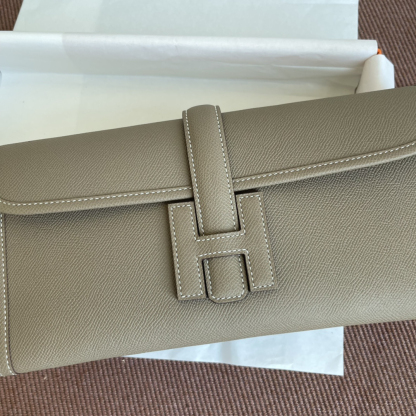 エルメス「Hermès」エトープ エプソムレザー クラッチバッグ
