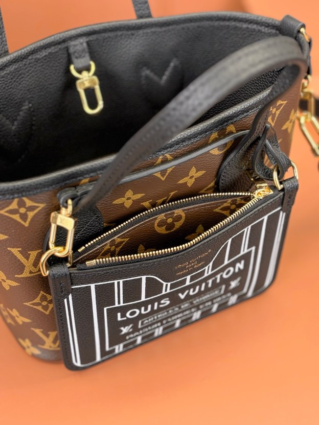 ルイ・ヴィトン「Louis Vuitton」ネヴァーフル インサイドアウト BB ハンドバッグ