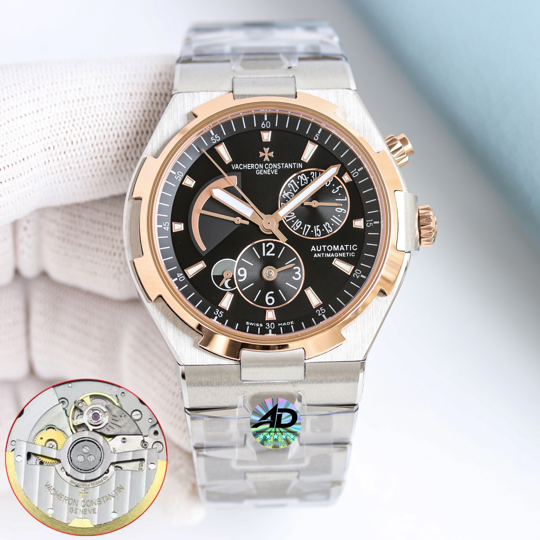 ヴァシュロン・コンスタンタン「Vacheron Constantin」オーヴァーシーズ デュアルタイム メンズウォッチ42MM