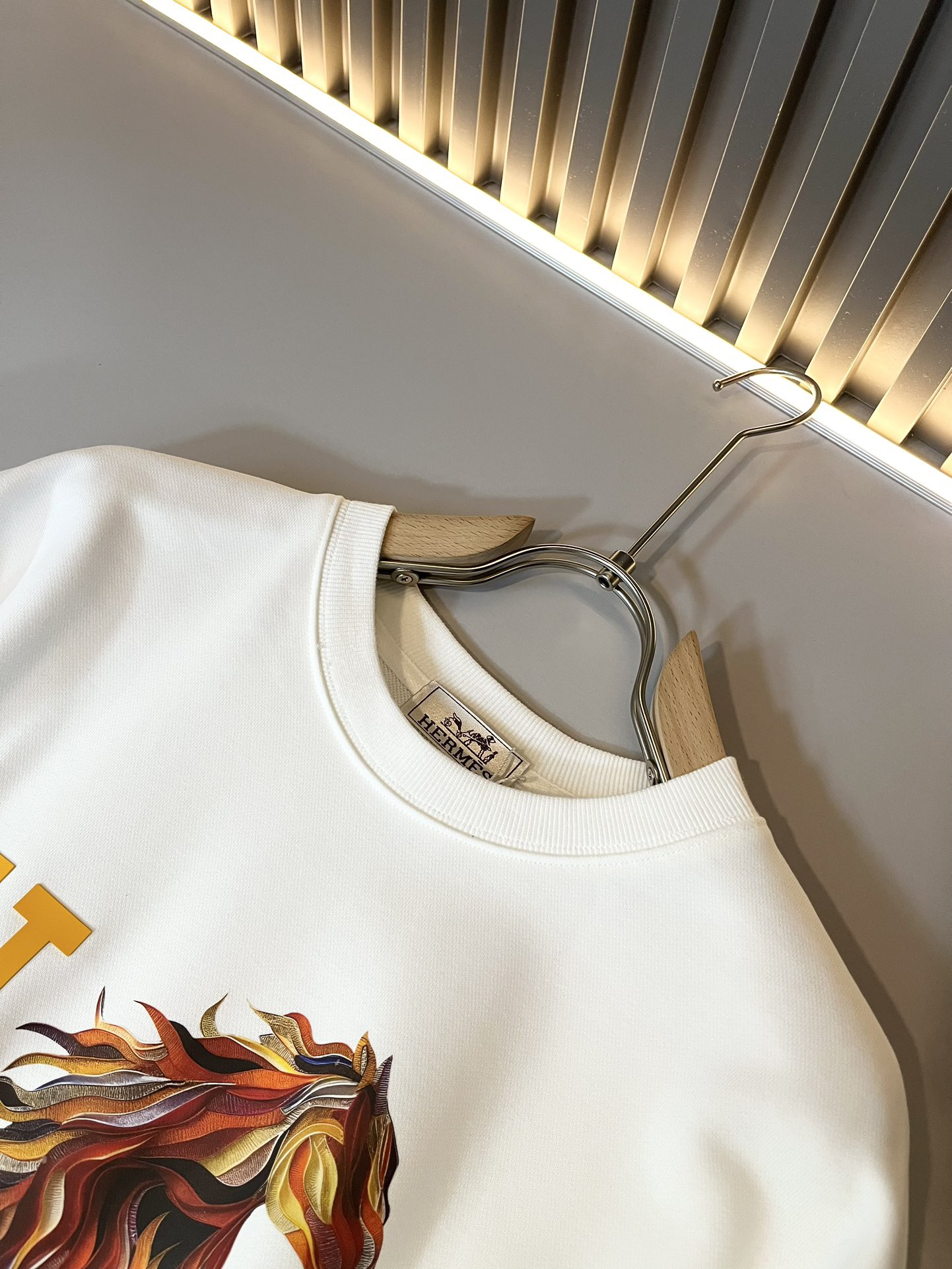 エルメス「Hermès」ロゴプリント スウェットパーカー