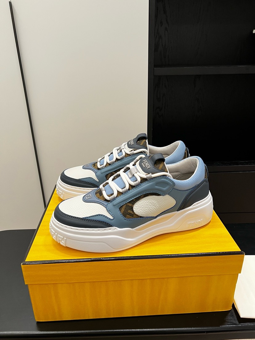 フェンディ「Fendi」フェンディ マッチ スニーカー / レザースニーカー