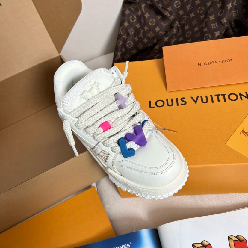 ルイ・ヴィトン「Louis Vuitton」ルイ・ヴィトン トレーナーマキシ スニーカー / レザースニーカー