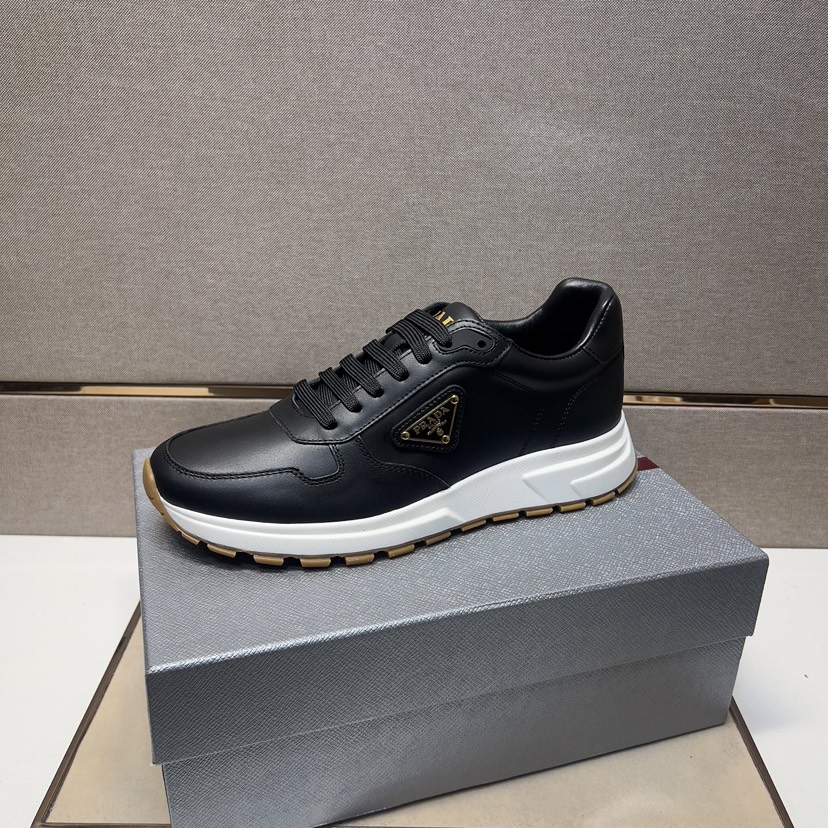 プラダ「Prada」プラダ プレミアムスニーカー (2026年春夏モデル) / レザースニーカー